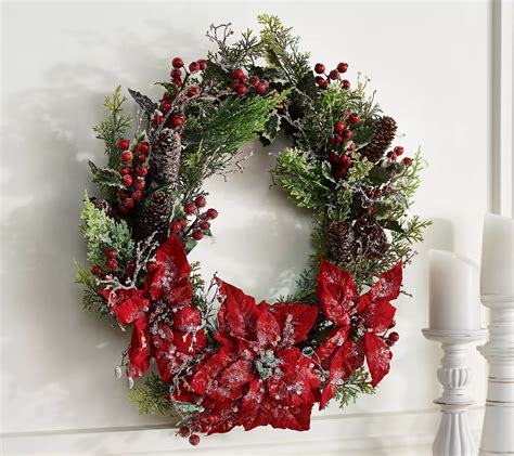 qvc wreaths by valerie